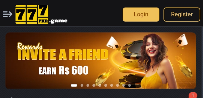 777 PKR Game Invite Friends Reword