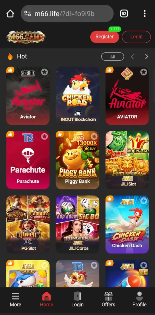 M66 Game Lobby